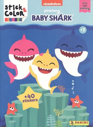 STICK & CVOLOR. BABY SHARK